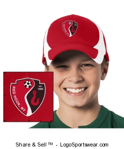 Sport-Tek Youth Dry Zone Nylon Colorblock Cap Design Zoom